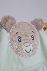 Полотенце - уголок махровое Ramel Мишка, хлопок, 80х80 см