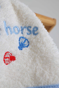 Полотенце - уголок махровое Ramel Морской конек, хлопок, 75х80 см