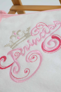 Полотенце - уголок махровое Ramel Prince/Princess с варежкой, хлопок, 75х80 см