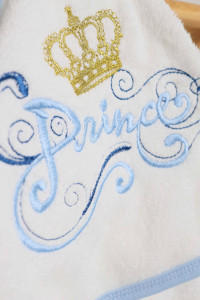 Полотенце - уголок махровое Ramel Prince/Princess с варежкой, хлопок, 75х80 см