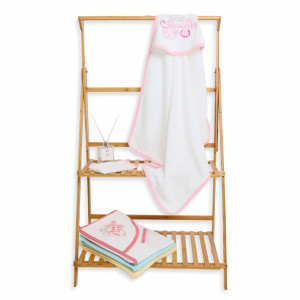 Полотенце - уголок махровое Ramel Prince/Princess с варежкой, хлопок, 75х80 см