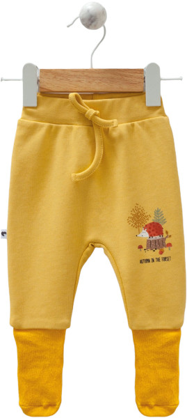 Ползунки Caramell Basic Ежик, хлопок, унисекс, 0-6м