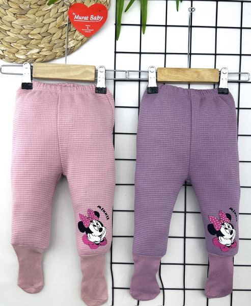 Ползунки для девочки Murat Baby Минии, пике, 1-12 м