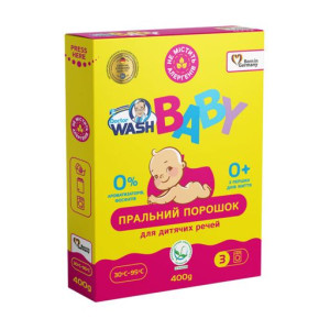 Порошок для стирки Doctor Wash Baby, нейтральный аромат, 400г