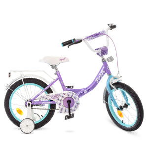 Велосипед двухколесный PROF1 KIDS Princess Y161, 16 дюймов