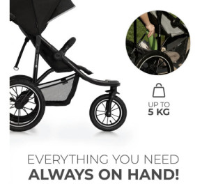 Коляска прогулочная KinderKraft Helsi, трехколесная