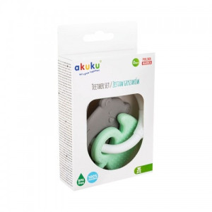 Прорезыватель Akuku A0126 Медведь и уточка