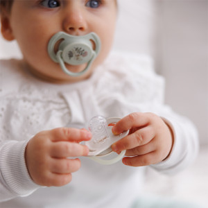 Пустышка симметричная BabyOno, силикон, 6-18m, 2 шт.