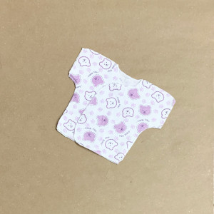 Распашонка для новорожденного 11092, 100% хлопок, с начесом, 0-1м