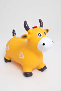 Прыгун детский Бык, с музыкой