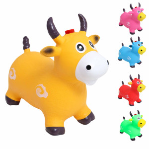 Прыгун детский Бык, с музыкой