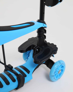 Самокат трансформер M-Trike MAXI Божья коровка, с подножкой, 5 в 1, трехколесный