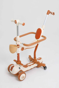 Самокат трансформер M-Trike MAXI Дино, 5 в 1, трехколесный