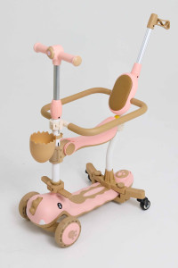 Самокат трансформер M-Trike MAXI Дино, 5 в 1, трехколесный