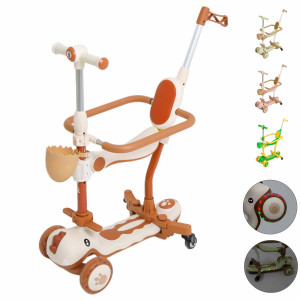 Самокат трансформер M-Trike MAXI Дино, 5 в 1, трехколесный