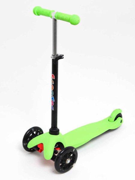 Самокат детский M-Trike MINI, трехколесный, голубой и салатовый