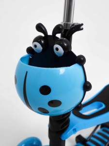 Самокат трансформер M-Trike MAXI Божья коровка, 5 в 1, трехколесный