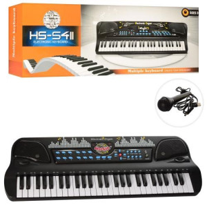 Синтезатор детский HS5411-21, 54 клавиши, микрофон