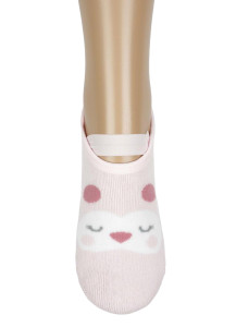 Носки - следки детские Katamino Мордочка, с тормозами, махровые, 1-6 лет