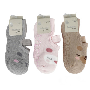 Носки - следки детские Katamino Мордочка, с тормозами, махровые, 1-6 лет