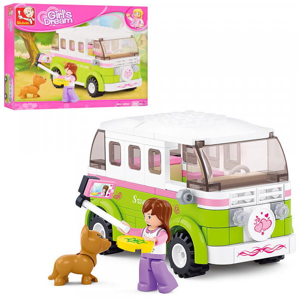 Конструктор SLUBAN M38-B0523 Автобус, фигурки, 158 деталей
