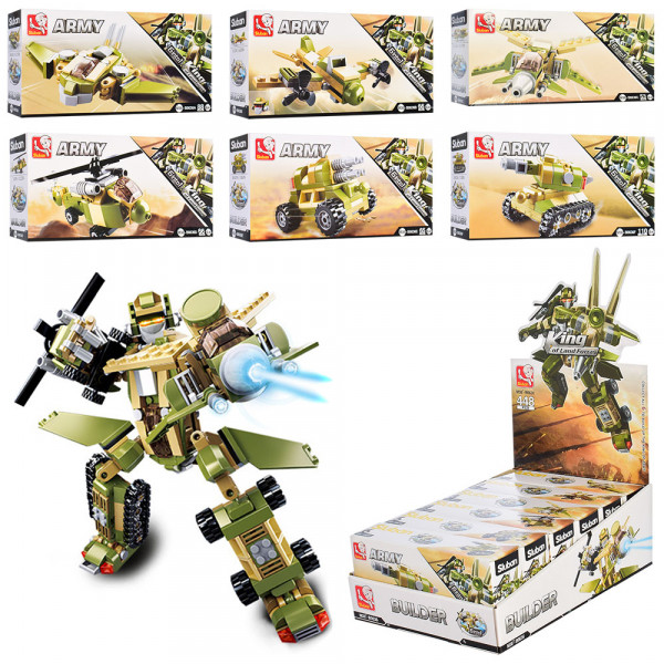 Конструктор SLUBAN M38-B0636 Военный транспорт, от 65 деталей