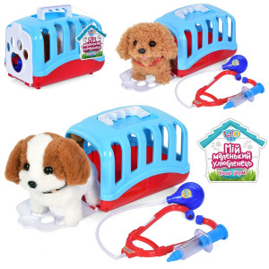 Собака интерактивная 699-67 AB, ходит, со звуком