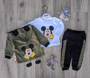 Комплект одежды для мальчика Murat Baby Mickey, 3 элемента, двунить, 3-18 м