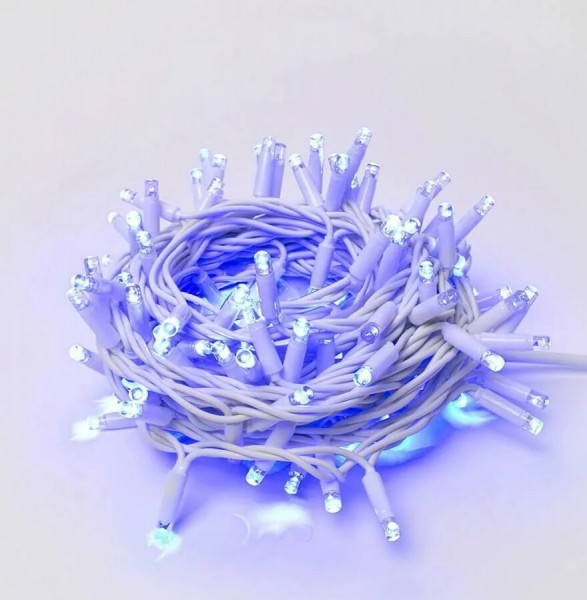 Гирлянда светодиодная 1432 LED Уличная Flash, длина 10 м, цвета в ассортименте, IP64 + переходник