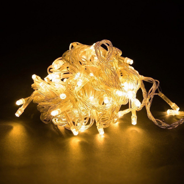 Гирлянда светодиодная 1425 LED, длина 10 м, IP44 + переходник