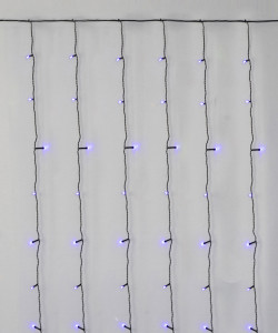 Гирлянда электрическая 1526 LED Штора, длина 6 м, цвета в ассортименте, IP44