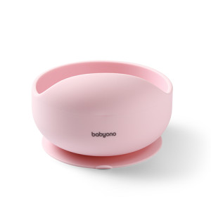 Тарелка силиконовая на присоске BabyOno, глубокая