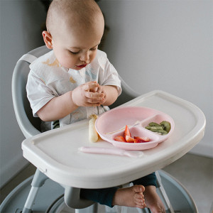 Тарелка силиконовая на присосках BabyOno, 3 секции