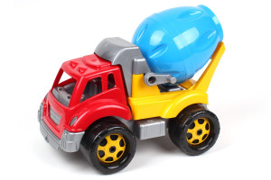 Игрушка ТехноК Автомиксер 5408, игрушечная бетономешалка