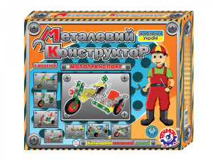 Конструктор металлический ТехноК Мототранспорт 1394, 198 деталей