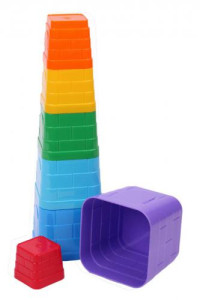 Игрушка ТехноК Пирамидка цветная 4654