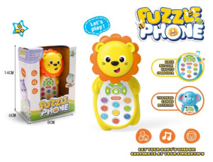 Телефон интерактивный Fuzzle Phone Лев, звуковые эффекты
