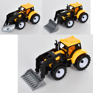 Трактор инерционный 669-4, подвижные детали, 13 см