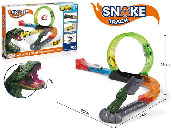 Трек Snake track Змея 41246 с катапультой