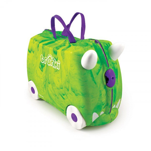 Чемодан детский для путешествий Trunki Rex, на колесиках,