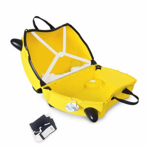 Детский чемодан Trunki Tony Такси, на колесиках, желтый