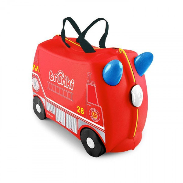 Детский чемодан для путешествий Trunki Frank Пожарная машина , на колесиках