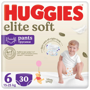 Трусики Huggies Extra Care Pants №6 (15-25 кг) 30шт.