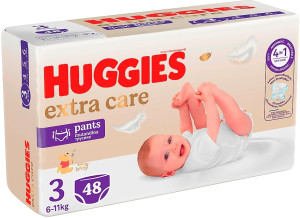 Трусики Huggies Extra Care Pants №3 (6-11кг), унисекс, 48 шт.