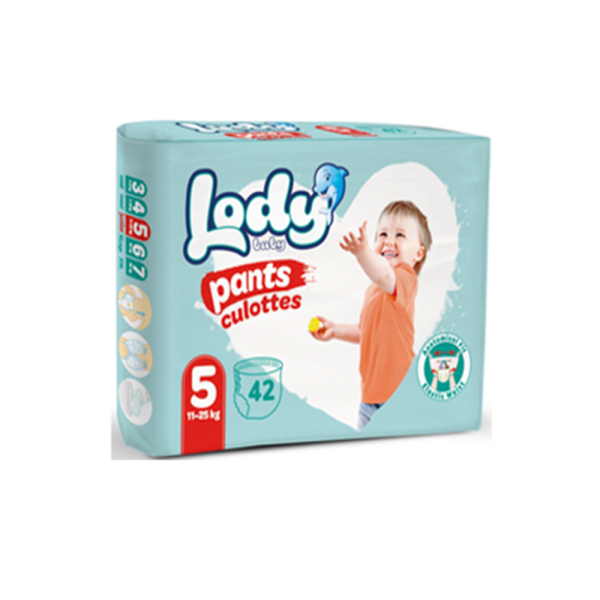 Трусики для мальчика и девочки Lody Baby Pants Culottes №5 (11-25 кг), 42 шт.