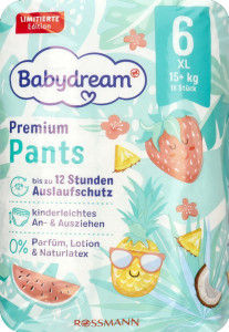 Трусики Babydream Premium Pants №6 (15+ кг), 18 шт.