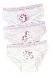 Трусики для девочки Katamino Единорог, хлопок, 3-8 лет, 1шт.