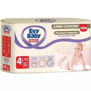 Трусики Evy Baby  Pants  Maxi Jumbo №4 (7-18кг), 44 шт.