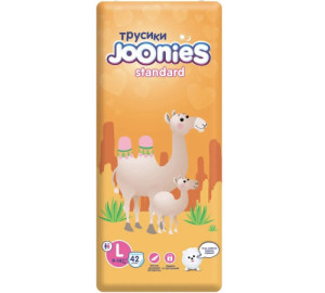 Трусики одноразовые Joonies Standard L (9-14кг), 42 шт.