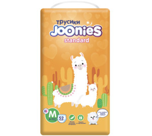 Трусики одноразовые Joonies  Standard M (6-11кг), 52 шт.